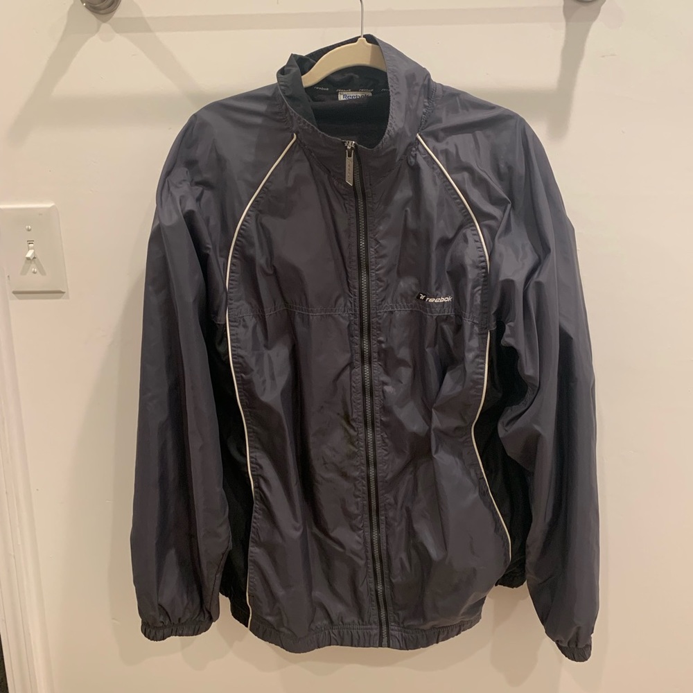 Vintage Reebok Gray Windbreaker